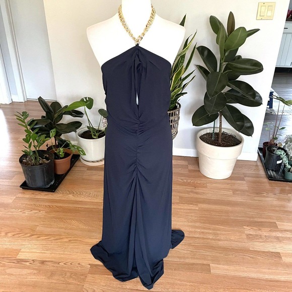 Veronica Beard Dresses Veronica Beard Reze Chain Embellished Ruched